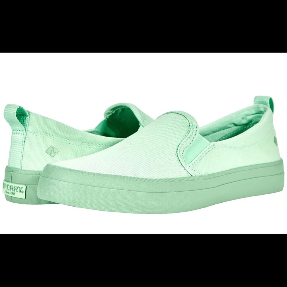 Woman's Sneakers & Athletic Shoes Sperry Crest Twin Gore Green 8.5